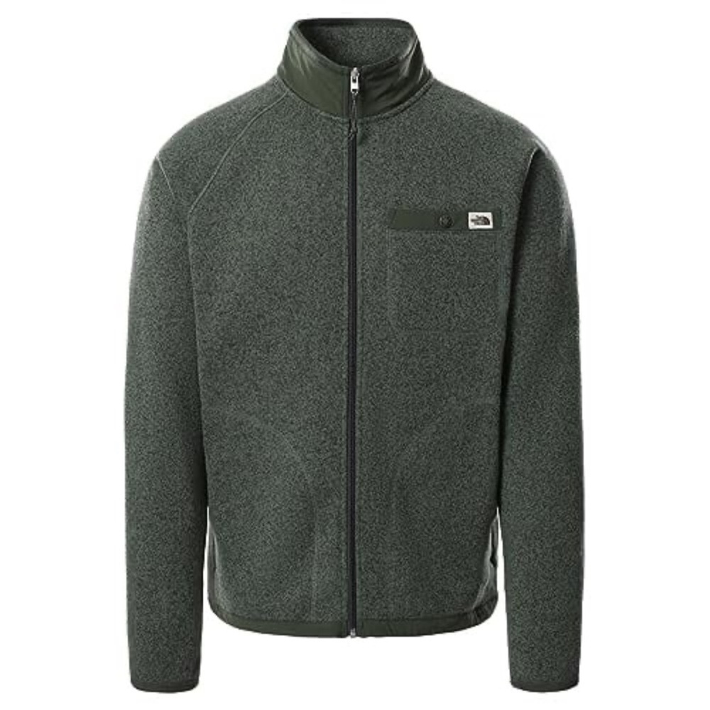 The North Face | Gordon Lyons Men's Full-Zip Olive Green Fleece Jacket - XL